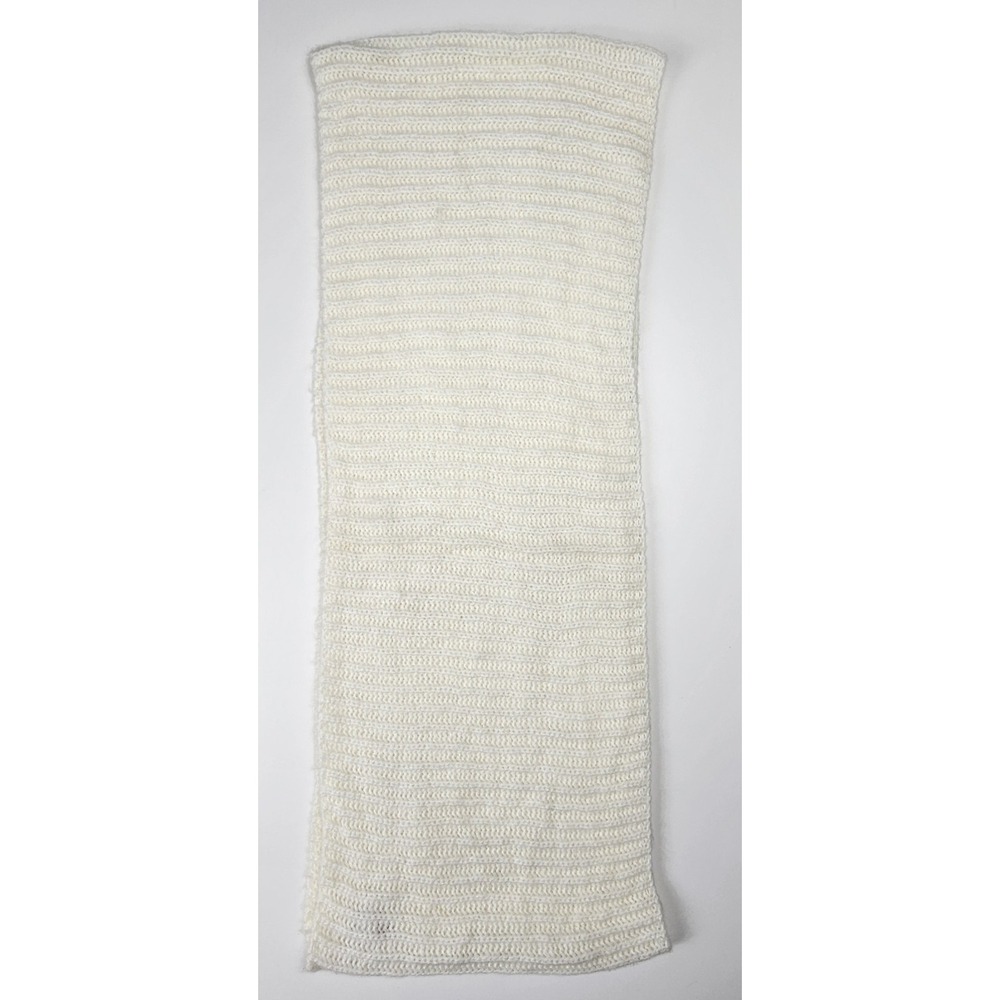 Merona Infinity Scarf Womens Off-White‎ Knit Ladder Effect Pattern